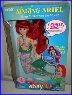 #10337 RARE NRFB Vintage Tyco Disney the Little Mermaid Singing Ariel Doll