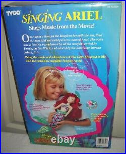 #10337 RARE NRFB Vintage Tyco Disney the Little Mermaid Singing Ariel Doll