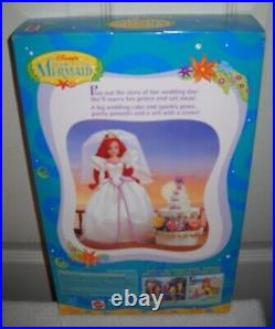 #12121 NRFB Mattel Disney the Little Mermaid Ocean Bride Ariel Doll