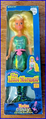1991 Helm Toy Saban's Adventures of The Little Mermaid Marina Doll NOS New VTG