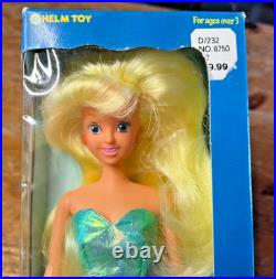 1991 Helm Toy Saban's Adventures of The Little Mermaid Marina Doll NOS New VTG