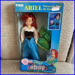 1991 TYCO The Little Mermaid ARIEL Dressed To Tour The Kingdom NEW #1812 RARE
