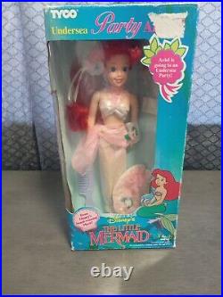 1991 Tyco Disney The Little Mermaid Undersea Party Ariel Doll No. 1807