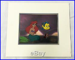 1992 Little Mermaid Ariel Original Production Art Animation Cel Walt Disney COA