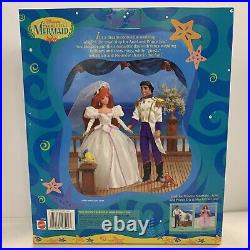 1997 Disney Little Mermaid Bride Ariel and Eric Wedding Party Gift Set NIB NRFB