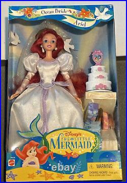 1997 Mattel Disney Ocean Bride Ariel #18628 Little Mermaid Doll Never Opened