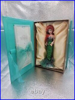 1998 Knickerbocker Disney Bookshelf Porcelain The Little Mermaid Ariel Limited