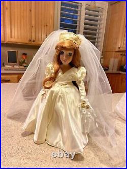 1. Porcelain Ariel wedding day doll from Disney's Little Mermaid-Limited edition