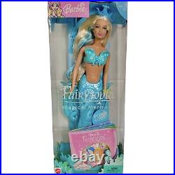 2003 Mattel Barbie Fairytopia Magical Mermaid Blue Siren Fashion Doll Ariel
