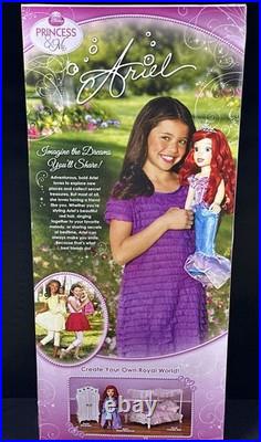 2011 Jakks Pacific Disney Princess & Me Ariel Mermaid First Edition 18 Doll New