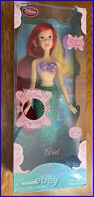 2011 Shop Disney Store 16 Singing Little Mermaid Princess Ariel Doll Barbie NEW