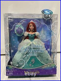 2013 Mattel Disney HOLIDAY PRINCESS The Little Mermaid ARIEL Doll Barbie NRFB