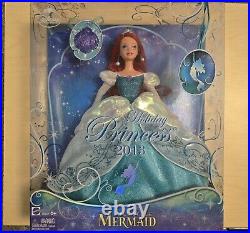 2013 Mattel Disney HOLIDAY PRINCESS The Little Mermaid ARIEL Doll Barbie NRFB