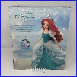 2013 Mattel Disney HOLIDAY PRINCESS The Little Mermaid ARIEL Doll Barbie NRFB
