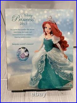 2013 Mattel Disney HOLIDAY PRINCESS The Little Mermaid ARIEL Doll Barbie NRFB