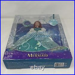 2013 Mattel Disney HOLIDAY PRINCESS The Little Mermaid ARIEL Doll Barbie NRFB