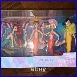 2019 Disney 30th Anniversary Little Mermaid Ariel and Sisters Mini Doll Set