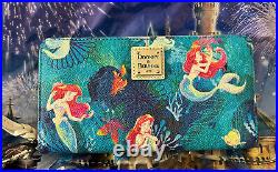 2023 Disney Parks Dooney & Bourke Ariel The Little Mermaid Wristlet Wallet Exact