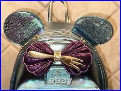 (2) Disney Cruise Line Exclusive Little Mermaid Ariel Sequin Loungefly Backpack