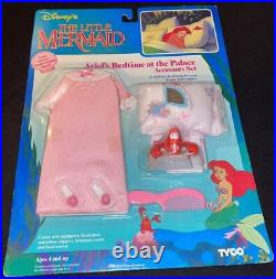 2 Disney's Little Mermaid Accessory Sets Ariel's Dinner Bedtime Palace Tyco Moc