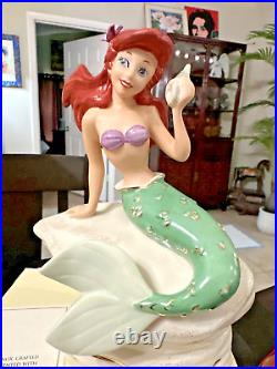 2 Piece Lenox Disney The Little Mermaid Ariel and Ariels Gleaming Treasues NEW