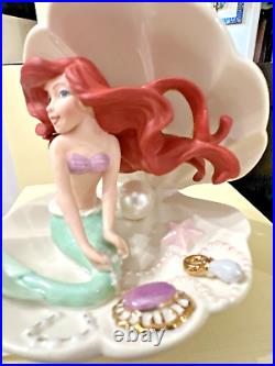 2 Piece Lenox Disney The Little Mermaid Ariel and Ariels Gleaming Treasues NEW