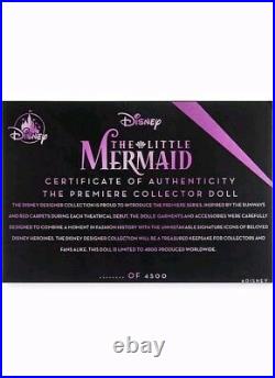 ARIEL Disney Premiere Series Designer Doll Limited Edition Little Mermaid LE450