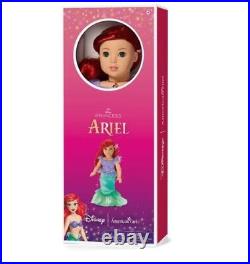 American Girl Disney Princess Ariel 18 Doll +Day Dress Flounder Accessories NIB