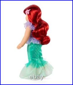 American Girl Disney Princess Ariel 18 Doll +Day Dress Flounder Accessories NIB