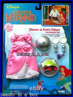 Ariel Doll Bride Eric Wedding Dinner at Eric's Palace Accessory Set Tyco Disney