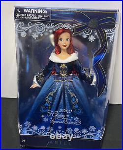 Ariel Doll The Little Mermaid 2020 Christmas Holiday Special Edition 11'