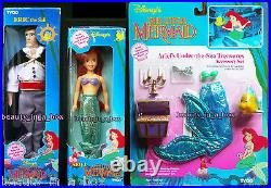 Ariel Eric Sailor Doll Ariel's Under the Sea Treasures Accessory Tyco Lot Disney Ariel Eric Sailor Doll Ariel's Under the Sea Treasures Accessory Tyco Lot Disney