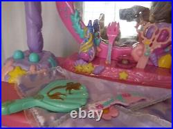 Ariel Little Mermaid Magical Talking Vanity Disney + Vinyl Doll + Acces RARE