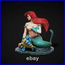 Ariel Little Mermaid Model Kit Painted/Unpainted 3d Print GK Statue