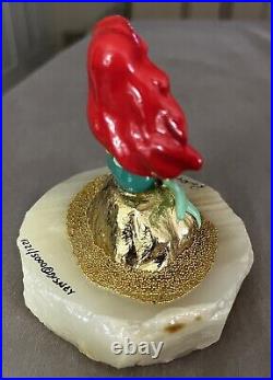 Ariel Little Mermaid Sculpture by Ron Lee Signed & Dated 1999 #1221 of 5000 RARE