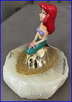 Ariel Little Mermaid Sculpture by Ron Lee Signed & Dated 1999 #1221 of 5000 RARE