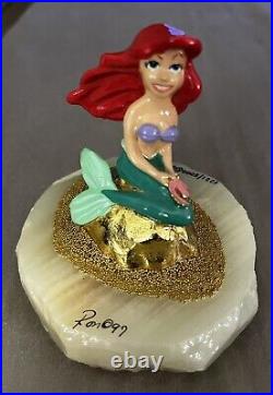 Ariel Little Mermaid Sculpture by Ron Lee Signed & Dated 1999 #1221 of 5000 RARE