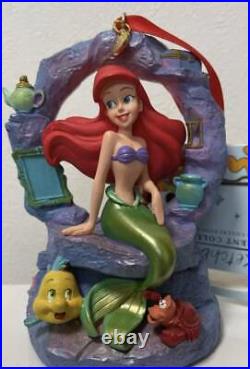 Ariel The Little Mermaid Christmas Ornament Singing Disney Store Limited USED