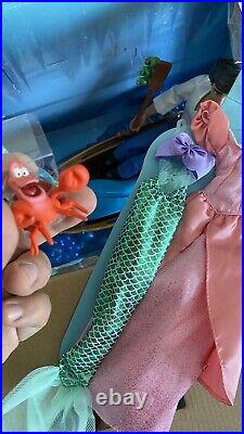 Ariel The little mermaid disney store kiss the girl doll READ