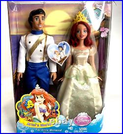 Ariel's world Disney Little Mermaid Ariel & Prince Eric Dolls Wedding 2012