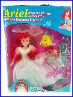 Ariel with Her Undersea Friends The Little Mermaid Tyco Disney Doll Bride Rare