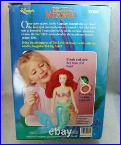 BU TYCO Disney Doll The Little Mermaid TALKING ARIEL Pull String Vintage