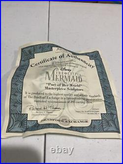Bradford Exchange Disney The Little Mermaid Part of Her World Ariel Sculpture