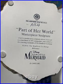 Bradford Exchange Disney The Little Mermaid Part of Her World Ariel Sculpture