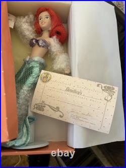 (Bradley's) Princess Ariel Porcelain Doll Disney Parks Exclusive NEW in Box