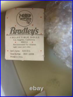 (Bradley's) Princess Ariel Porcelain Doll Disney Parks Exclusive NEW in Box