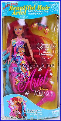 Calypso Beautiful Hair Ariel & Arista The Little Mermaid Tyco Disney Doll Rare