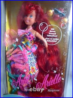 Calypso Beautiful Hair Ariel / Little Mermaid / In Original Box / With Sebastian
