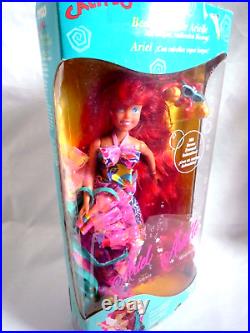 Calypso Beautiful Hair Ariel Little Mermaid In Original Box With Sebastian Tyco