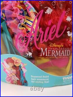 Calypso Beautiful Hair Ariel Little Mermaid Tyco Disney Doll with Sebastian